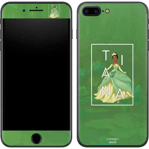Disney Princess Tiana Floral iPhone 8 Plus Skin